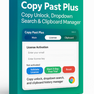Copy Past Plus – Copy Unlock, Dropdown Search & Clipboard Manager